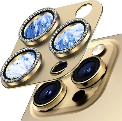 Vista 14 de Protector de lente de cámara para iPhone 15/iPhone 15 Plus/iPhone 14/iPhone 14 Plus, pantalla de cubierta de cámara de vidrio templado de aleación