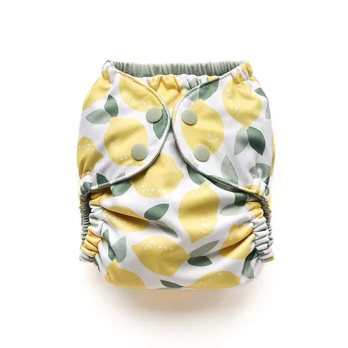 Vista 7 de Esembly Funda para pañales de tela – Pañal de natación reutilizable, impermeable, transpirable, capa exterior ajustable sobre interior absorbente