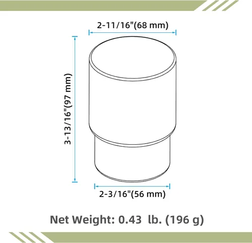 Vista 9 de Aomasi - Taza de cristal para lavabo de baño, taza de cepillo de dientes blanco esmerilado Thickened Substantial Glass, Modern Bathroom Tumbler