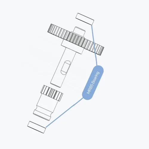 Vista 6 de Accesorios para impresoras 3D Voron 2.4 Extrusora Kit de hardware de engranaje dual compatible con Voron 2.4 BMG Kit Extrusor..