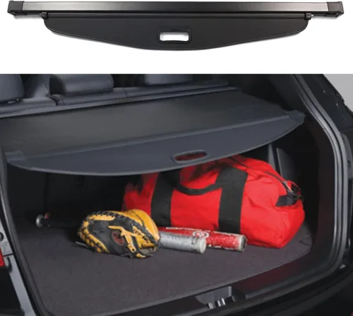 Vista 7 de Cubierta de carga para Chevy Chevrolet Equinox GMC Terrain Accesorios 2010-2016 2017 Trasero Negro Retráctil Trasero Parasol