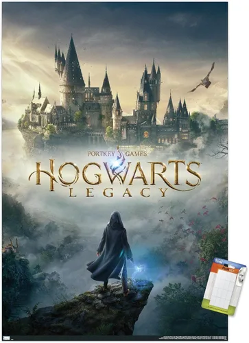 Vista 12 de Trends International Harry Potter: Hogwarts Legacy - Póster de pared de arte clave, 22.4 pulgadas de largo x 14.7 pulgadas, versión enmarcada