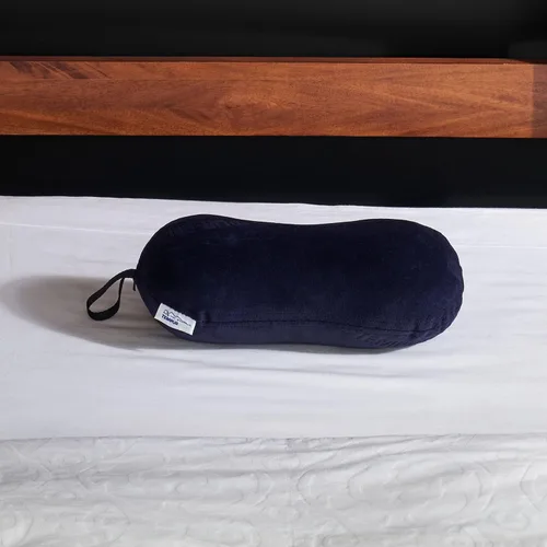 Vista 2 de Almohada de viaje multiusos de espuma viscoelástica Tempur-Pedic, en forma de maní, para el alivio de la presión lumbar en el cuello y la espalda