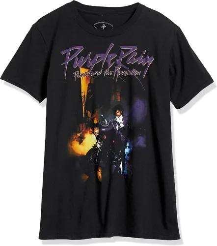Vista 5 de Prince Camiseta negra oficial Purple Rain Live, Negro