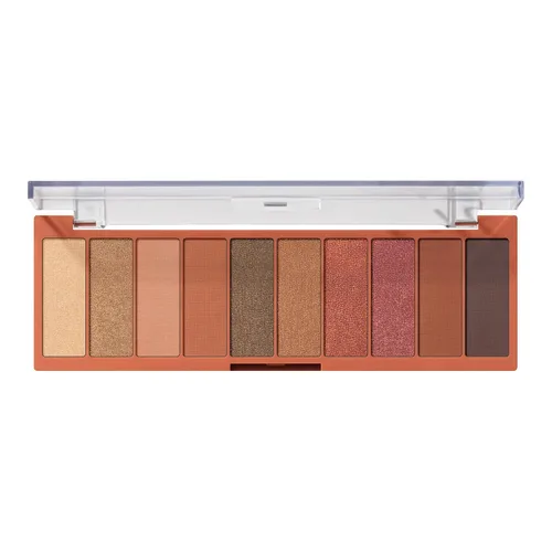 Vista 10 de e.l.f. Paleta de Sombras de Ojos Perfect 10, Diez Tonos Nude Ultra-pigmentados, Fórmula Mezclable, Vegano y Libre de Crueldad, Everyday Smoky