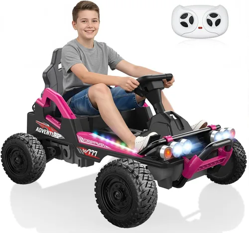 Vista 8 de 24V Ride On Toys for Big Kids 3-12, Enhanced Metal Frame, 150 Lbs, Blue