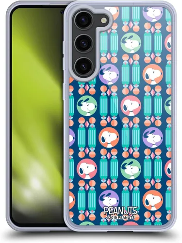 Vista 28 de Head Case Designs Snoopy Deco Dreams - Funda de gel con licencia oficial de Peanuts Blue Pattern [protección de grado militar] compatible con Google