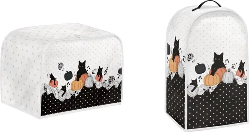 Vista 36 de Cubiertas para tostadoras de murciélagos de 2 rebanadas, protectores decorativos a prueba de polvo, cubiertas de tostadora, resistentes a