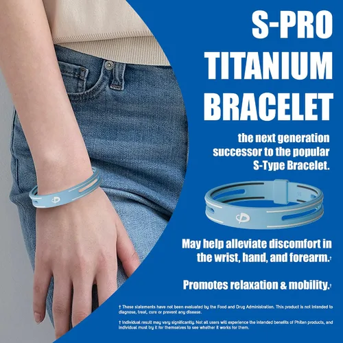 Vista 2 de Phiten S-PRO, brazalete de titanio
