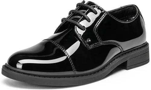 Vista 8 de Bruno Marc Zapatos formales Oxford de vestir para niño Negro