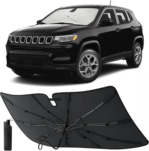 Vista 40 de EcoNour Parasol plegable para parabrisas de Mazda 3 2014-2016 2017 2018, parasol para ventana delantera de automóvil, protección UV, bloqueador