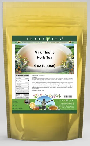 Vista 3 de Té de hierbas de cardo mariano (suelto) (4 oz, ZIN: 427389)