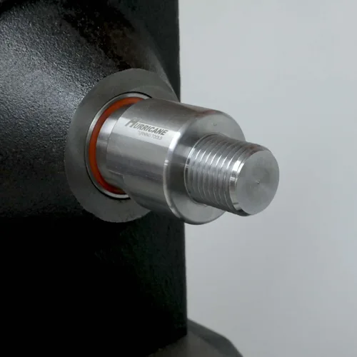 Vista 4 de Hurricane Turning Tools, Adaptador de husillo de cabezal para torno de madera, convierte husillo de 1 "x 8 TPI a 1 1/4" x 8 TPI