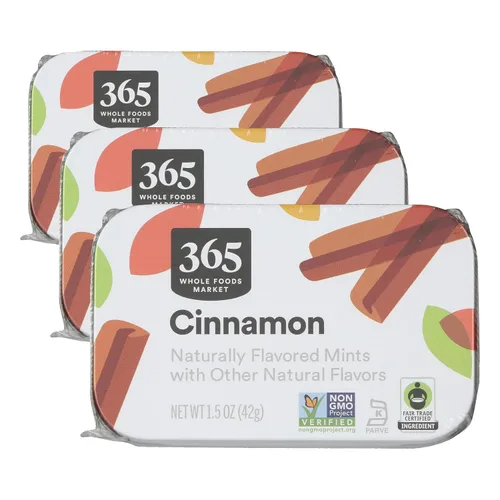 Vista 7 de 365 by Whole Foods Market, Mentas de Canela, 1.5 onzas (42.5 g)