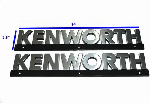 Vista 6 de Legion Part Store Aftermarket para emblemas laterales Kenworth 14" x 2.5" 2 EA