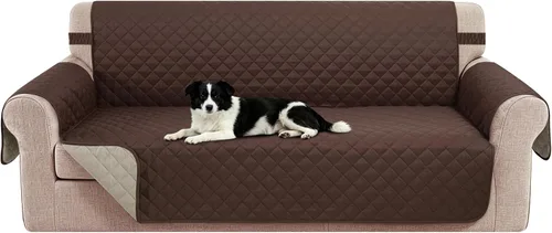 Vista 58 de Fundas para Silla Reclinable Reversibles Funda de Sofá para Mascotas Protector de Muebles Lazy Boy (Silla 23'', Beige/Beige) Fundas para sillas