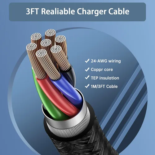 Vista 4 de Cable magnético de carga rápida para Samsung Watch 8/8 Classic/7/Ultra/6/6/5 Pro/5/4/4 Classic/3/Active 2/1, cargador de reloj inteligente de 3.5 W