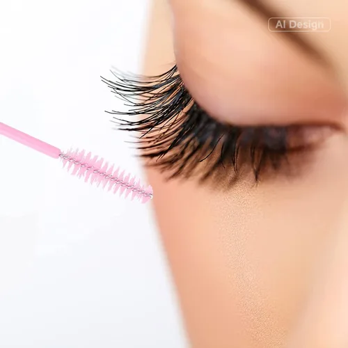 Vista 6 de G2PLUS - 100 cepillos desechables para pestañas, varitas de rímel ajustables Aplicador de maquillaje, carretes de pestañas para extensiones de 100