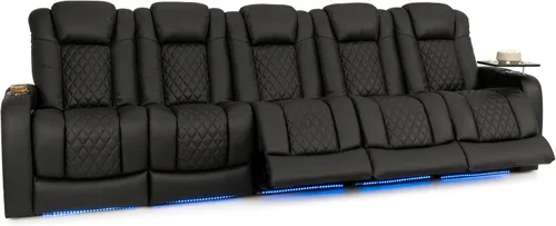 Vista 72 de Seatcraft Virtuoso 365 - Asiento de cine en casa (3 unidades), color ébano