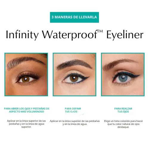 Vista 6 de Thrive Causemetics Lápiz delineador de ojos Infinity impermeable, con sacapuntas integrado y punta anti-manchas, de larga duración, a prueba