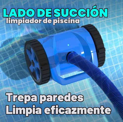 Vista 2 de Limpiador de piscina lateral de succión de turbina para piscina enterrada - Set básico