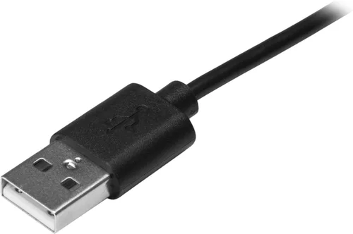 Vista 3 de StarTech.com, cable de USB C 0.5 m a USB A, M/M, USB 2.0. Cable para cargador USB C. USB 2.0 tipo C a cable tipo A. USB A a C, Negro