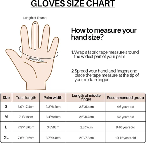 Vista 2 de JIAN YA NA Guantes de ciclismo de invierno para pantalla táctil para niños guantes térmicos antideslizantes a prueba de viento, guantes ligeros