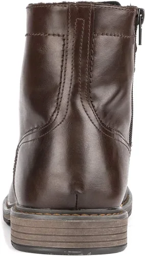 Vista 4 de Bruno Marc Botas de motocicleta para hombre, botas de vestir Oxford