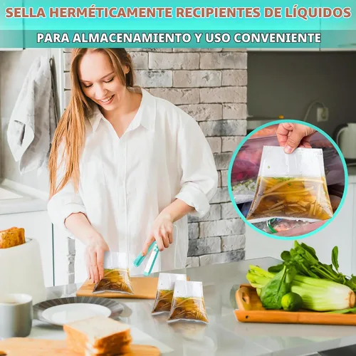 Vista 8 de Engarzadora de bolsas de 6.75" para bolsas de viruta con placa de cerámica