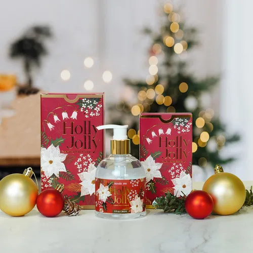 Vista 5 de ROMIIE ZOI Jabón líquido para manos de Navidad con caja de regalo - 260ml / 9 fl. Oz - Paquete de variedad de 3