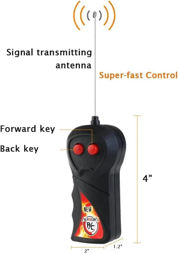 Vista 5 de Greatstar Juguete de rata a control remoto, mouse electrónico inalámbrico, el mejor regalo para tus gatos, perros, mascotas, niños y niños, amor
