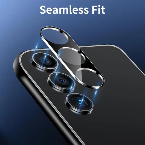 Vista 6 de Paquete de 3 protectores de lente de cámara Dengduoduo para Samsung Galaxy A15 5G, protector de cámara de vidrio templado, cubierta trasera