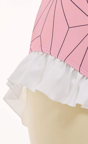 Vista 5 de haikyuu Traje de baño de una pieza de anime para mujer, estilo kawaii