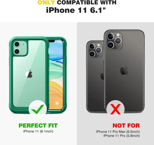 Vista 766 de DIACLARA - Funda transparente compatible con iPhone XR 6.1 pulgadas 2018