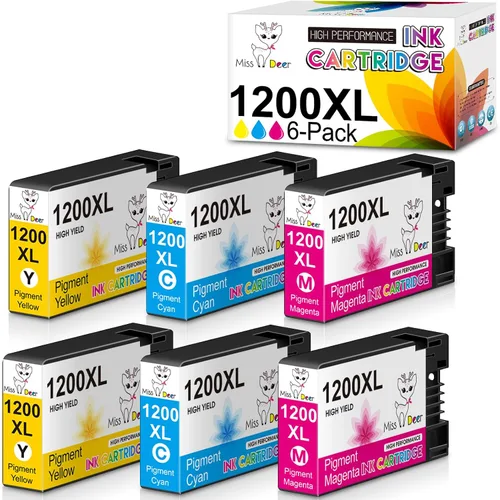 Vista 9 de Miss Deer 1200 cartuchos de tinta XL PGI-1200XL para Canon Maxify MB2720