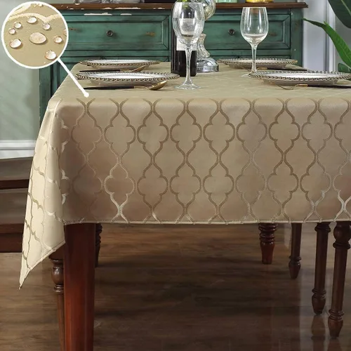 Vista 22 de SASTYBALE - Servilletas de poliéster jacquard de otoño 20x20 pulgadas - Patrón de flores, brillo otoñal, resistente a las arrugas y derrames