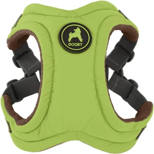 Vista 15 de Arnés de goma espuma con memoria Gooby Escape Free - Azul, pequeño - Arnés para perros sin tirón, de entrada fácil, con ajuste de cuatro puntos