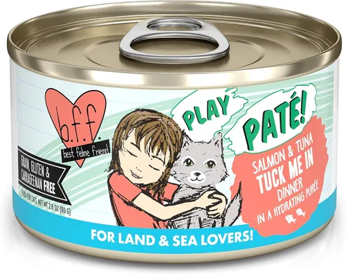 Vista 17 de Weruva B.F.F. Play - Best Feline Friend Paté Lovers, Aw Yeah!, T.T.Y.L. de atún y pavo con atún y pavo, lata de 2.8 onzas (paquete de 12)