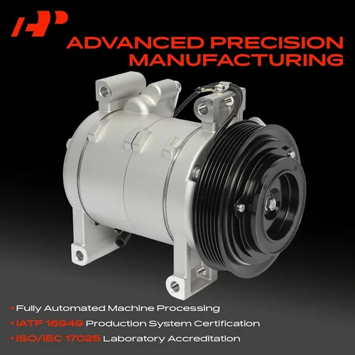 Vista 3 de A-Premium Compresor de aire acondicionado con embrague compatible con Isuzu Axiom 2002-2004, Amigo 1998-2000, Trooper 2002, Rodeo Sport 2001-2003