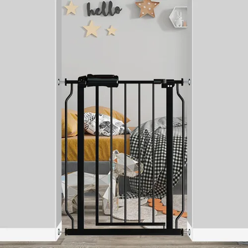 Vista 30 de Fairy Baby Puerta de seguridad para bebés Extensión de 12 cm para puerta de seguridad para bebés con cierre automático Puerta de seguridad