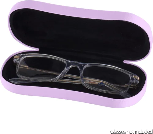 Vista 2 de Noble Funda rígida grande para lentes + bolsa para lentes y lentes de sol unisex + paño de microfibra