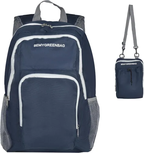 Vista 20 de Mochila impermeable plegable 35L para viajes de deportes al aire libre dentro del compartimento de ropa mojada plegable para múltiples