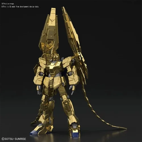 Vista 2 de Bandai Spirits Hobby HGUC 1/144#227 Unicorn Gundam 03 Phenex (revestimiento dorado en modo unicornio) Gundam NT, Multi