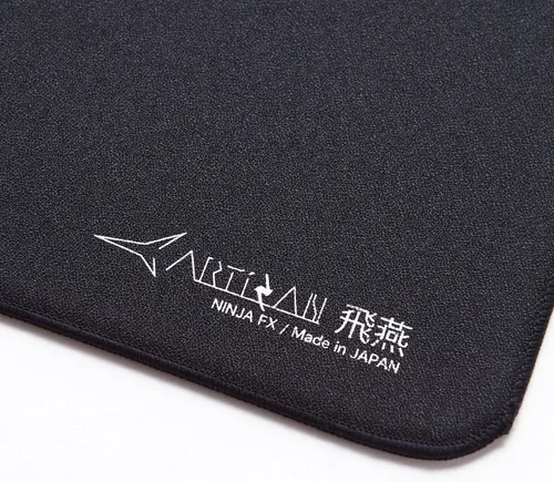 Vista 2 de Alfombrilla de ratón Ninja FX Hien Suave Grande Negra Artisan Negro