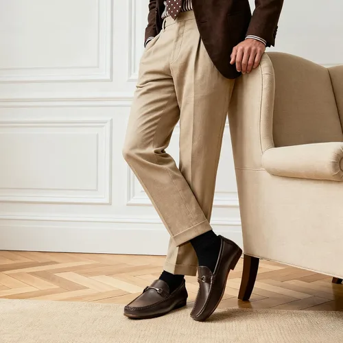 Vista 2 de Bruno Marc Mocasines de vestir para hombre, mocasines casuales para conducir