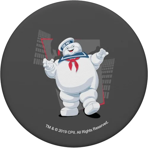 Vista 3 de Ghostbusters Veco Stay Puft PopSockets PopGrip: agarre intercambiable para teléfonos y tabletas