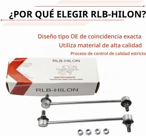 Vista 5 de RLB-HILON 2 Piezas Kits de Enlaces de Barra Estabilizadora Anti-balanceo Delantera Compatibles con Toyota Corolla 2003-2019 / Matrix 2003-2013