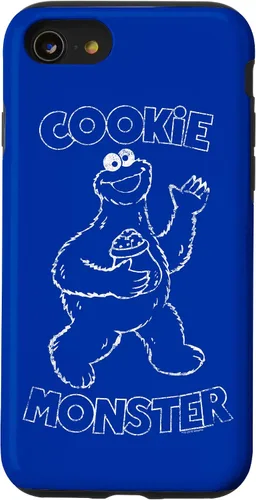 Vista 18 de Funda simple para iPhone 16 Sesame Street Cookie Monster
