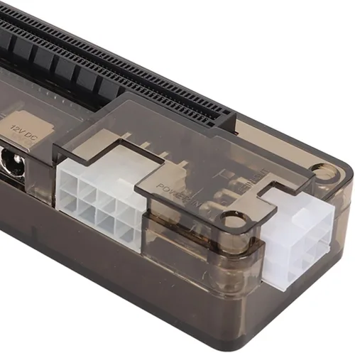 Vista 9 de GDC PCIe portátil externo independiente tarjeta de vídeo Dock soporte 6Pin externa discreta tarjeta gráfica base