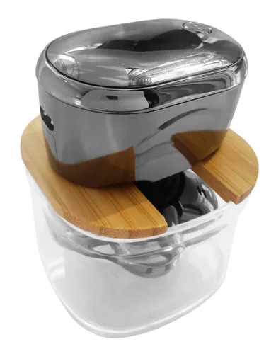Vista 8 de FitSand - Soporte de enjuague para afeitadora de bambú compatible con Skull Shaver Pitbull Gold PRO GX5